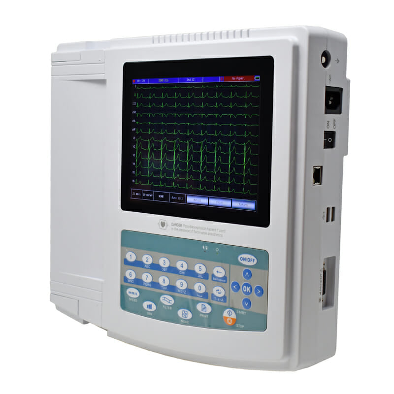 ELECTROCARDIOGRAFO 12 DERIVACIONES DIGITAL